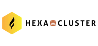 Hexa full logo dark